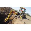 Versatile backhoe loader with attachments